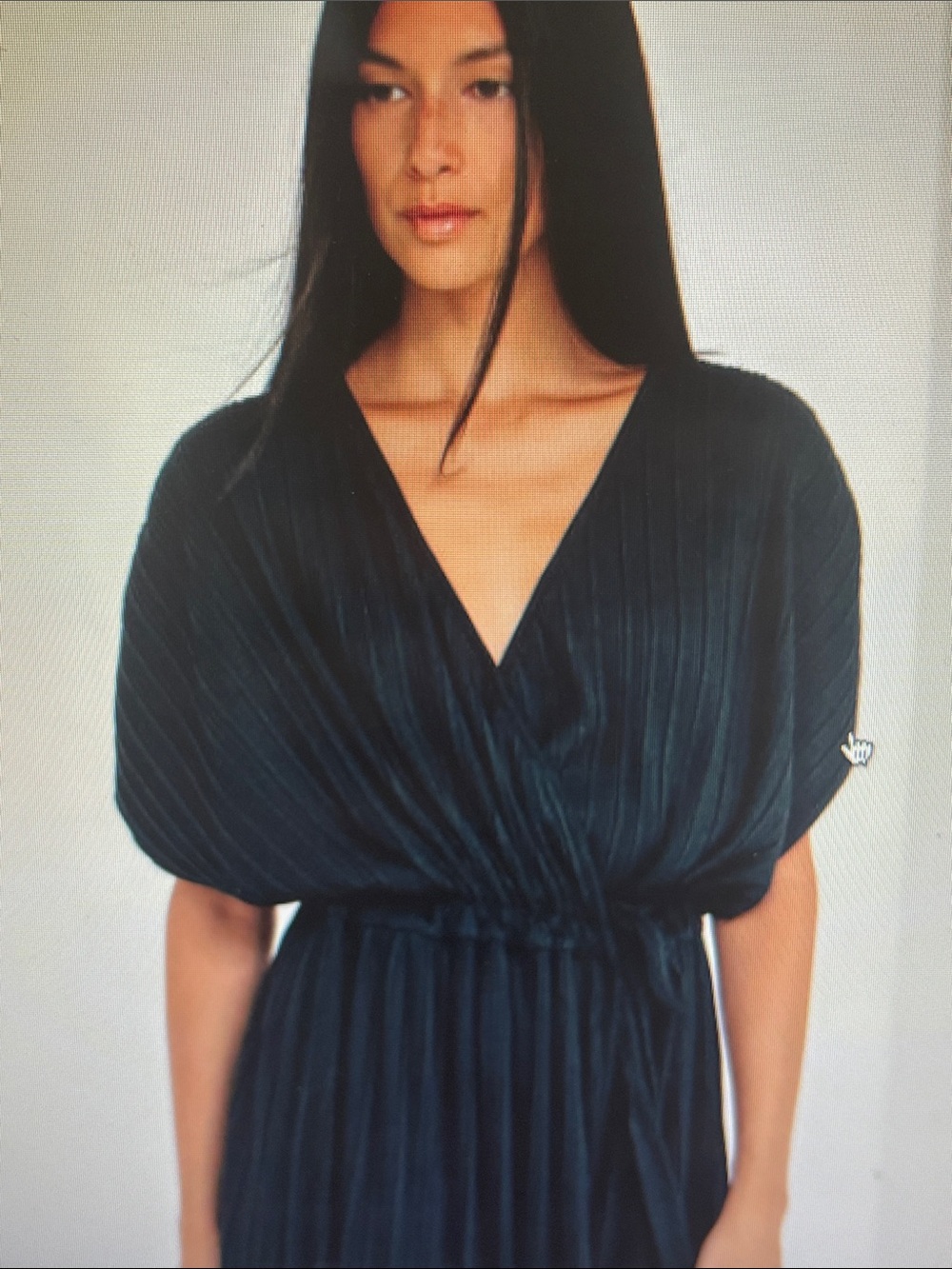 Paper Label wrap dress